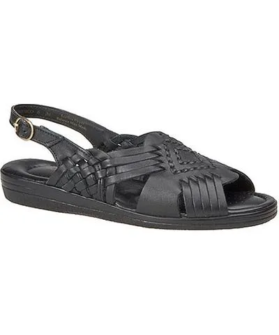 Softspots Tela Womens Leather Slip On Slingback Sandals